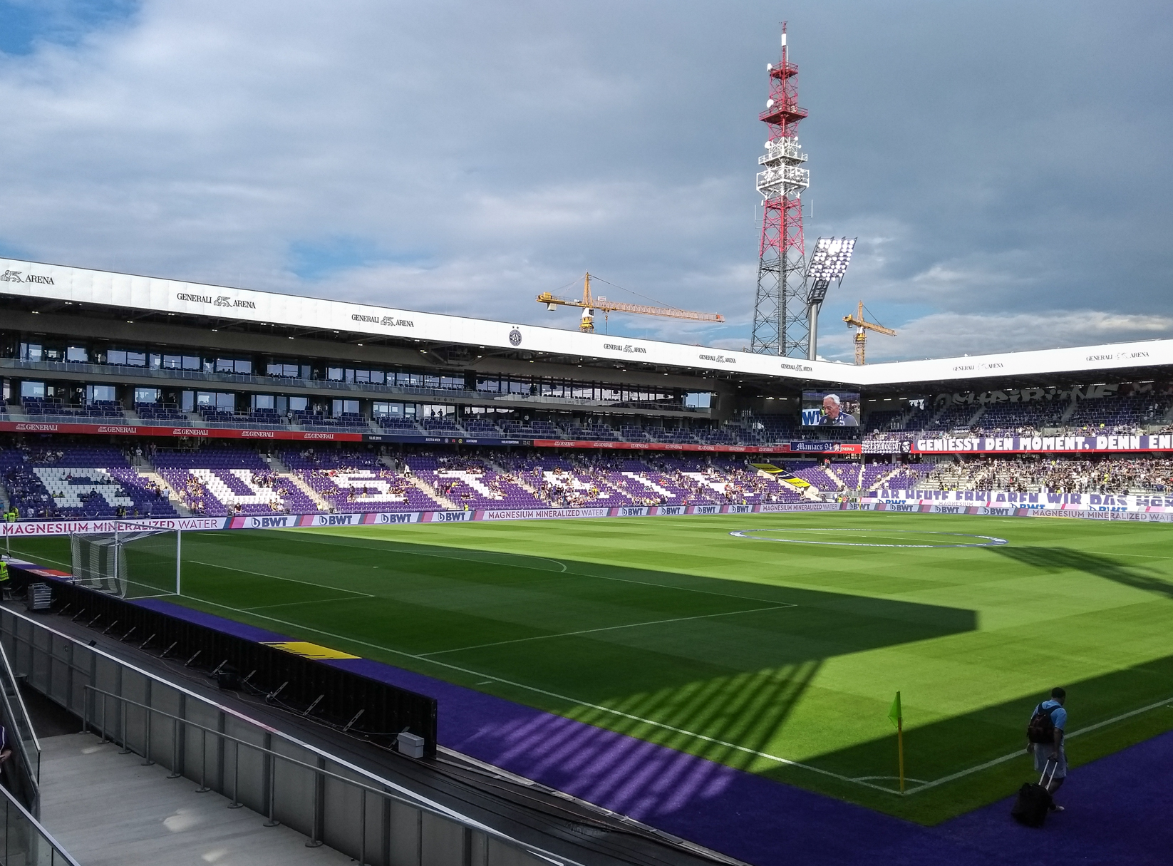 Generali Arena before a match.