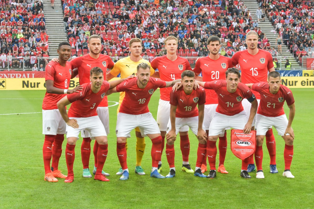 Austrian National Team, 2 June 2018.